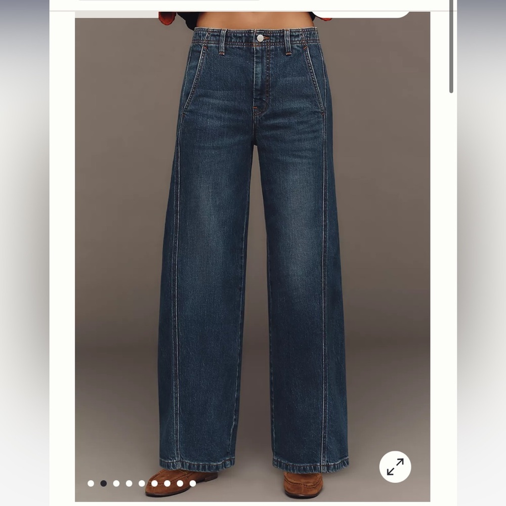 Anthropologie Pilcro Lex high rise relax tapered jeans